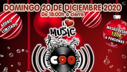 Club 90 Domingo 20 Diciembre